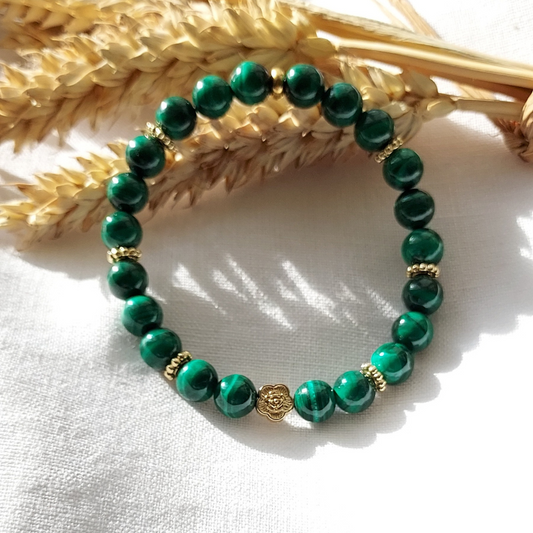 BRACELET MALACHITE 8MM