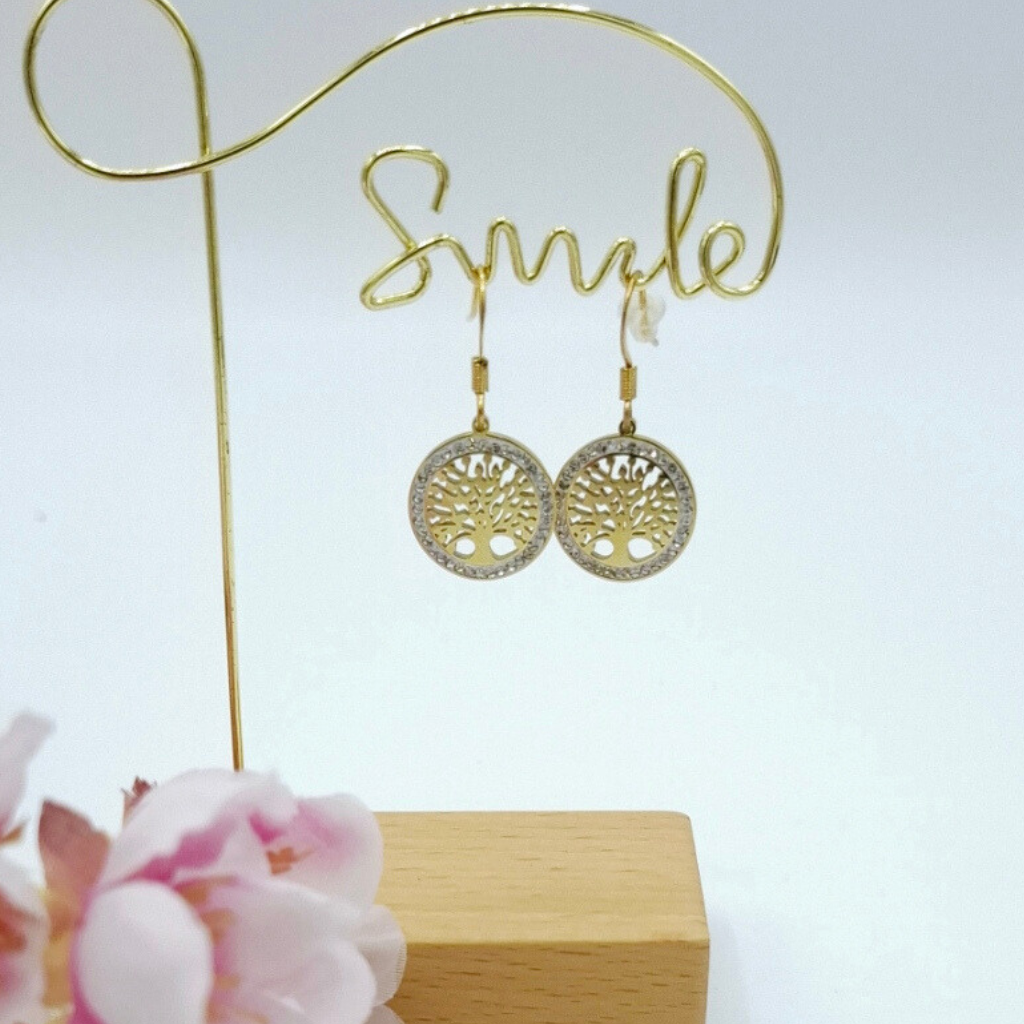 BOUCLES D'OREILLES ARBRE DE VIE